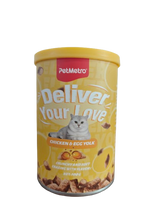 Petmetro Crunchy Biscuits Treat Chicken & Egg Yolk Flavor 100G