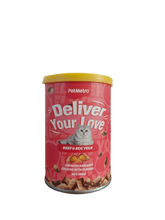 Petmetro Crunchy Biscuits Treat Beef & Egg Yolk Flavor 100G