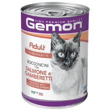 Gemon Adult Cat Chunkies with Salmon and Shrimps 400g