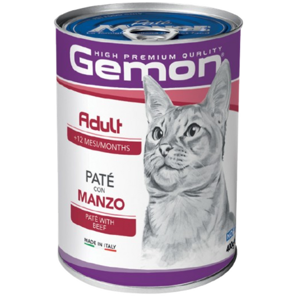 Gemon Adult Cat Paté with Beef 400g