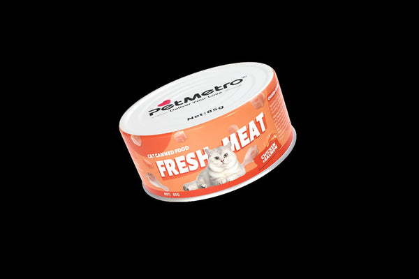 PetMetro Meat & Soup Chicken & Salmon Flavour 85g Can