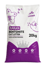 Rakan Bentonite Clumping Cat Litter – Lavender, 25L / 20Kg