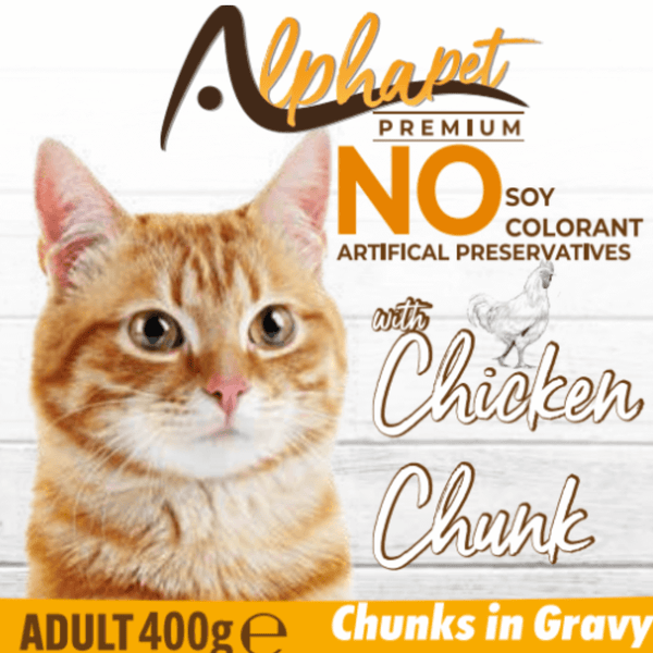 Alphapet with Chicken Chunks 400g