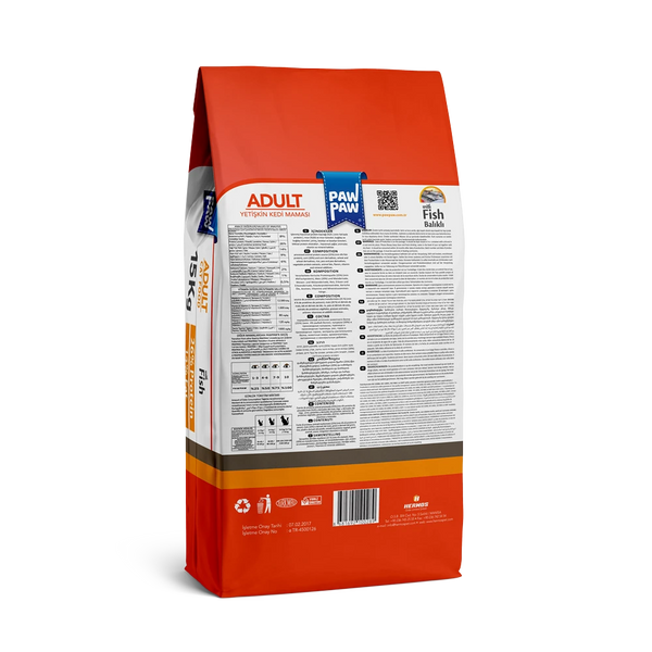 Pawpaw Adult Cat Food with Fish 7 Kg