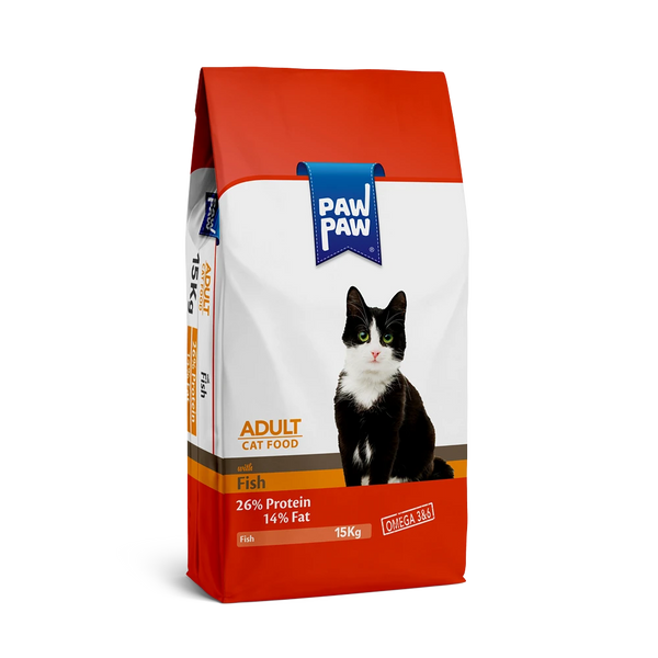Pawpaw Adult Cat Food with Fish 7 Kg