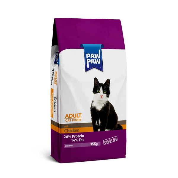 Pawpaw Adult Cat Food with Chicken 7 Kg
