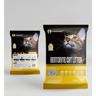 bentonite cat litter 20KG lemon scent